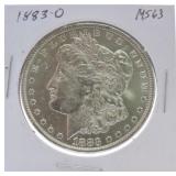 1883-O Morgan dollar MS63
