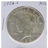 1926-S Peace dollar MS63