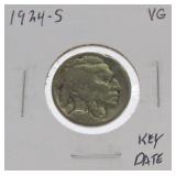 1924-S Buffalo nickel VG