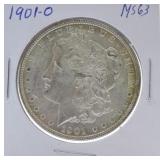 1901-O Morgan dollar MS63