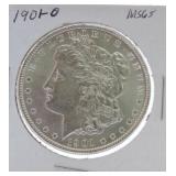 1901-O Morgan dollar MS65