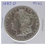 1883-O Morgan dollar MS62