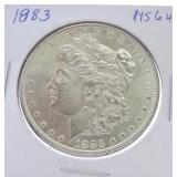 1883 Morgan dollar MS64