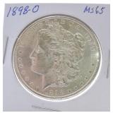 1898-O Morgan dollar MS65