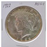 1922 Peace dollar MS64