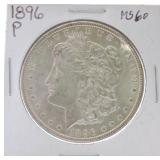 1896 Morgan dollar MS60