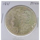 1921 Morgan dollar MS66