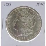 1882 Morgan dollar MS63