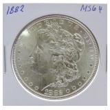 1882 Morgan dollar MS64