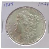 1889 Morgan dollar MS64
