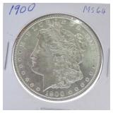 1900 Morgan dollar MS64