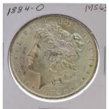 1884-O Morgan dollar MS63