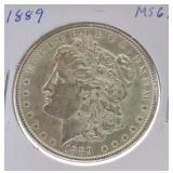 1889 Morgan dollar MS62