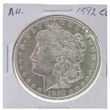 1892-CC Morgan dollar AU