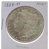 1888-O Morgan dollar MS65