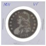 1831 Bust half VF