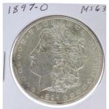 1897-O Morgan dollar MS63