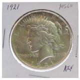1921 Peace dollar MS64