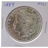 1889 Morgan dollar MS65