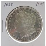 1888 Morgan dollar proof