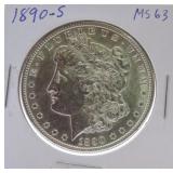 1890-S Morgan dollar MS63