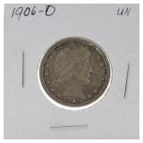 1906-O Barber quarter