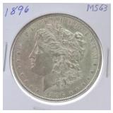 1896 Morgan dollar MS63