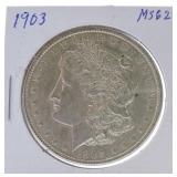 1903 Morgan dollar MS62