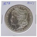 1878 Morgan dollar MS63