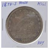 1878-S Trade dollar MS62
