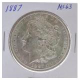 1887 Morgan dollar MS63