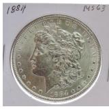 1884 Morgan dollar MS63