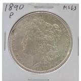 1890 Morgan dollar MS63