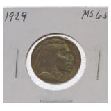 1929 Buffalo nickel MS65