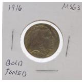 1916 Buffalo nickel MS63
