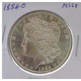 1884-O Morgan dollar MS64
