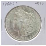 1882-CC Morgan dollar MS63