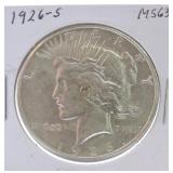 1926-S Peace dollar MS63