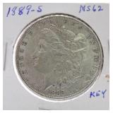 1889-S Morgan dollar MS62