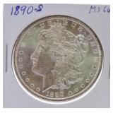 1890-S Morgan dollar MS64