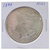 1898 Morgan dollar MS63