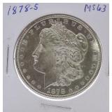 1878-S Morgan dollar MS63