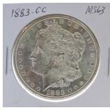 1883-CC Morgan dollar MS63