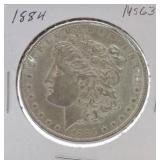 1884 Morgan dollar MS63