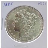 1885 Morgan dollar MS65