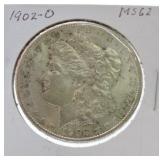 1902-O Morgan dollar MS62