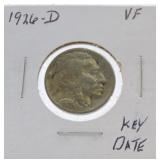 1926-D Buffalo nickel VF