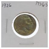 1926 Buffalo nickel MS65