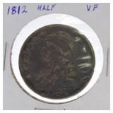 1812 Bust half VF