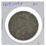 1819/8 Bust half XF